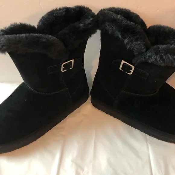 Style & Co. Black Ankle Boots with Buckle Detail - Picture 8 of 11